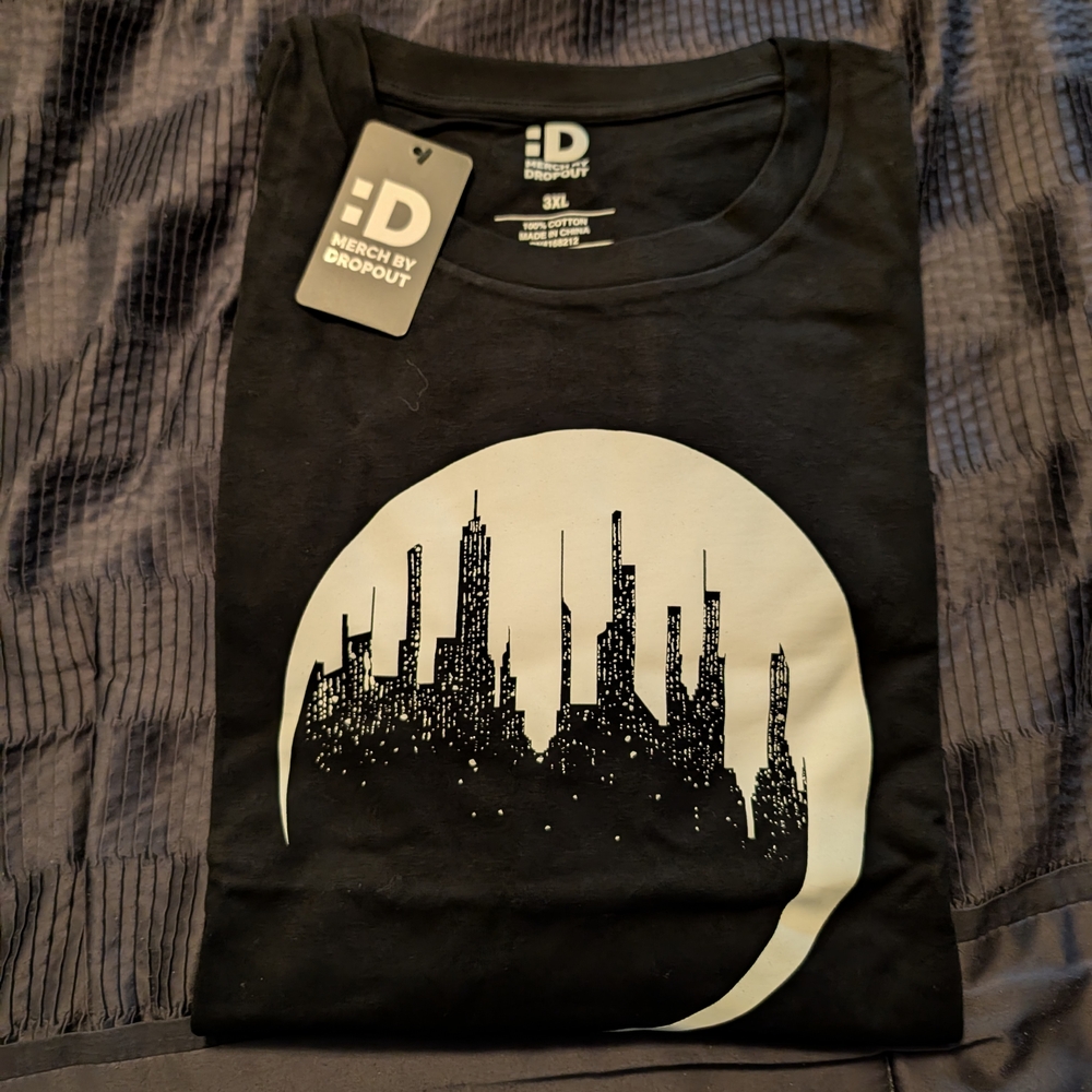 Dimension 20 The Unsleeping City logo shirt
